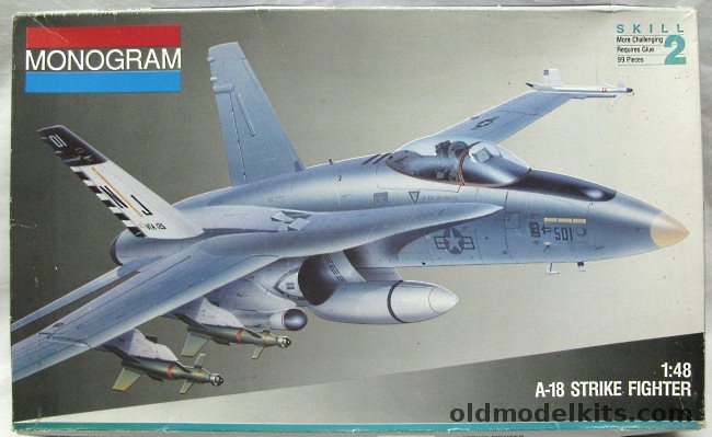 Monogram 1/48 A-18 Hornet - US Marines and Navy VFA-125  (F-18  F/A-18), 5807 plastic model kit